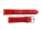 Uhrenband glänzend Rot 18 mm