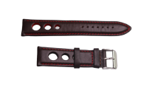 Uhrenband Braun &amp; Rot 22  mm