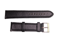 Uhrenband Rauleder Schwarz 22 mm