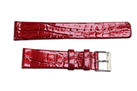 Uhrenband Lackrot 20 mm