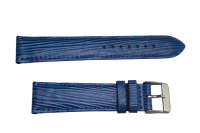 Uhrenband Blau Gestreift 20 mm