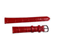 Uhrenband Rot Gl&auml;nzend 14 mm