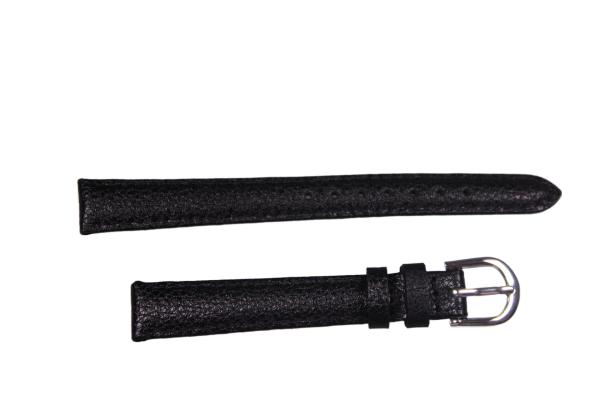 Uhrenband Schwarz 12 mm