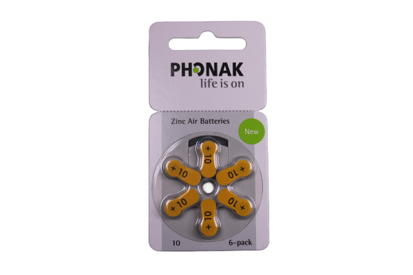 Phonak Hörgeräte Batterien 10er - 30 Batterien