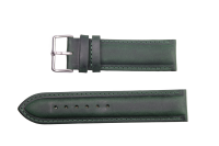 Uhrenband aus Leder in Gr&uuml;n 22 mm
