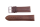 Uhrenband aus Leder in Dunkelbraun 24 mm