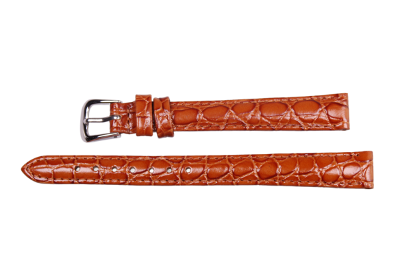 Uhrenband aus Leder in Hellbraun 12 mm