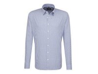 Seidensticker Herren Businesshemd Tailored B&uuml;gelfrei - Blau (Blau 15),41 cm