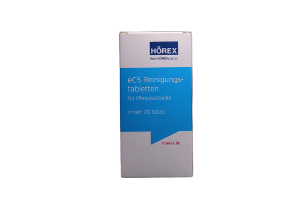 Reinigungstabletten für Hörsysteme von Hörex