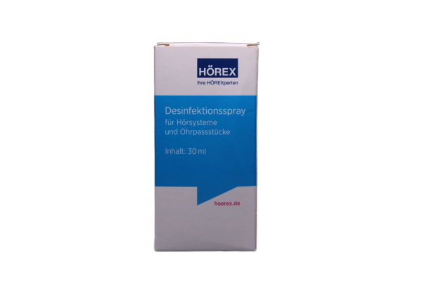 Desinfektionsspray für Hörsysteme von Hörex