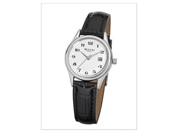 Regent Damen-Armbanduhr XS Analog Quarz Leder 12110913