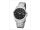 Regent Herren-Armbanduhr Elegant Analog Edelstahl-Armband silber Quarz-Uhr Ziffernblatt schwarz URF1012